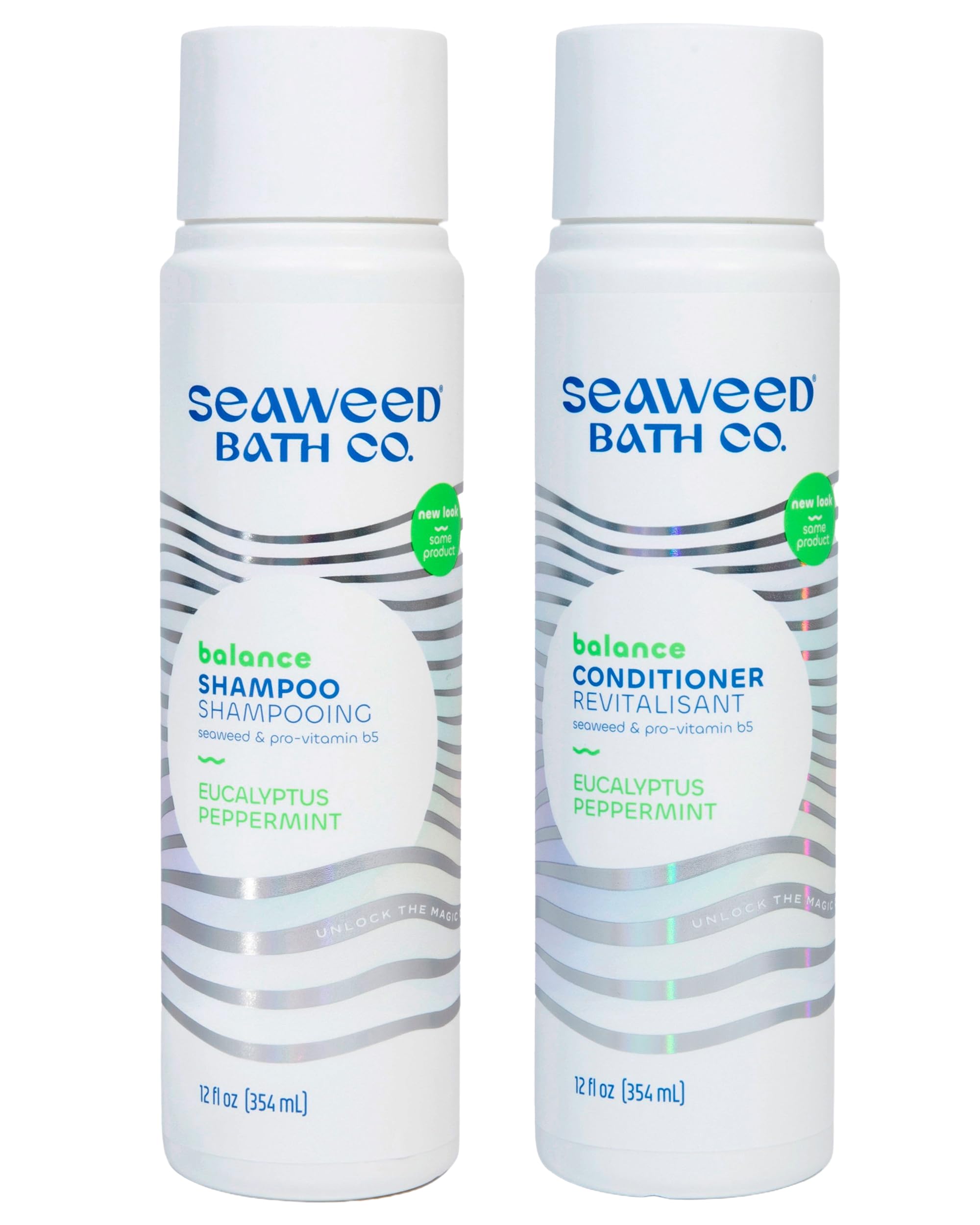 The Seaweed Bath Co. Balance shampoo bottle for oil control and refreshing scent.