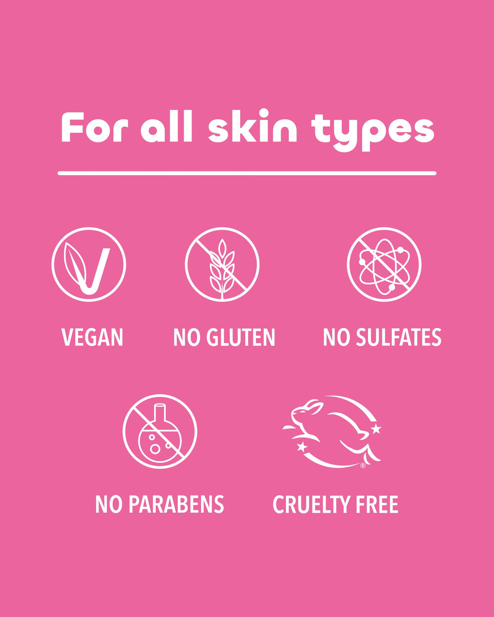 Gentle formula suitable for men, women and kids with sensitive skin.