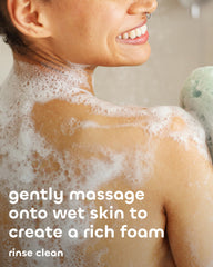 Grapefruit and orange scent energizes the shower experience with energizing aroma.