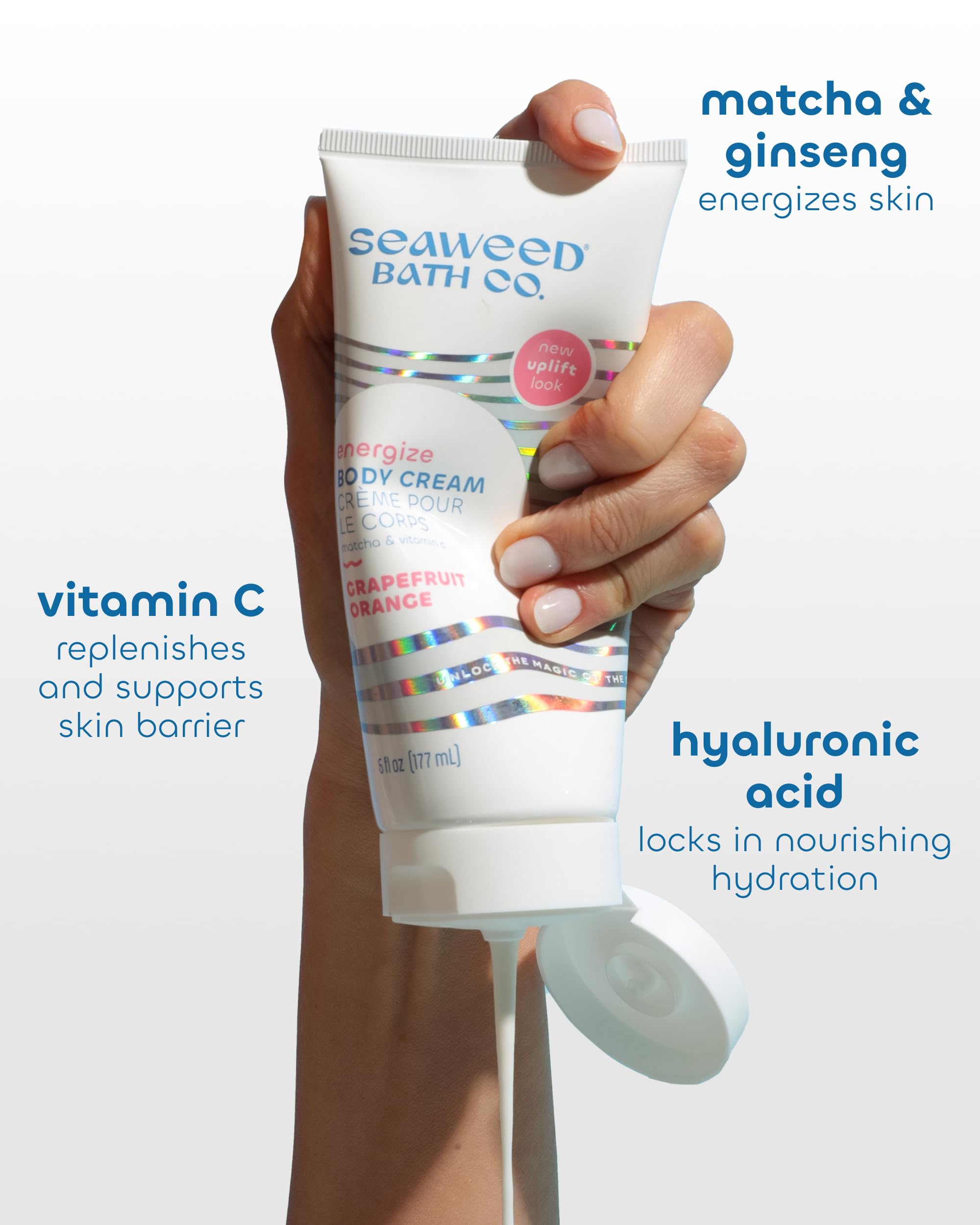 Energize Body Cream citrus scent with grapefruit and orange