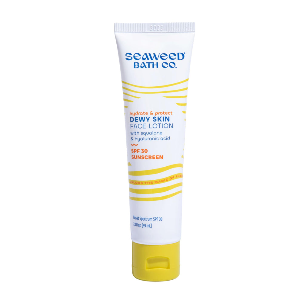 The Seaweed Bath Co. Hydrate & Protect SPF 30 tube front for daily sun protection.