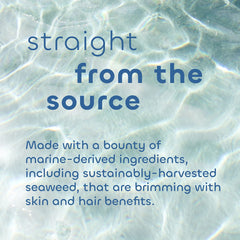 Seaweed Bath Co. Melt-In Water Lotion with sea grape nourishes skin.