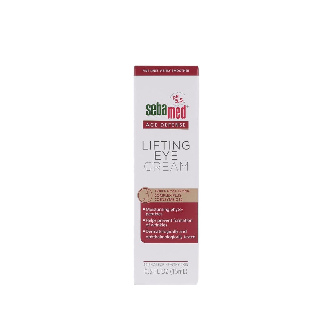 Sebamed eye care for sensitive skin, daily lifting and moisture.