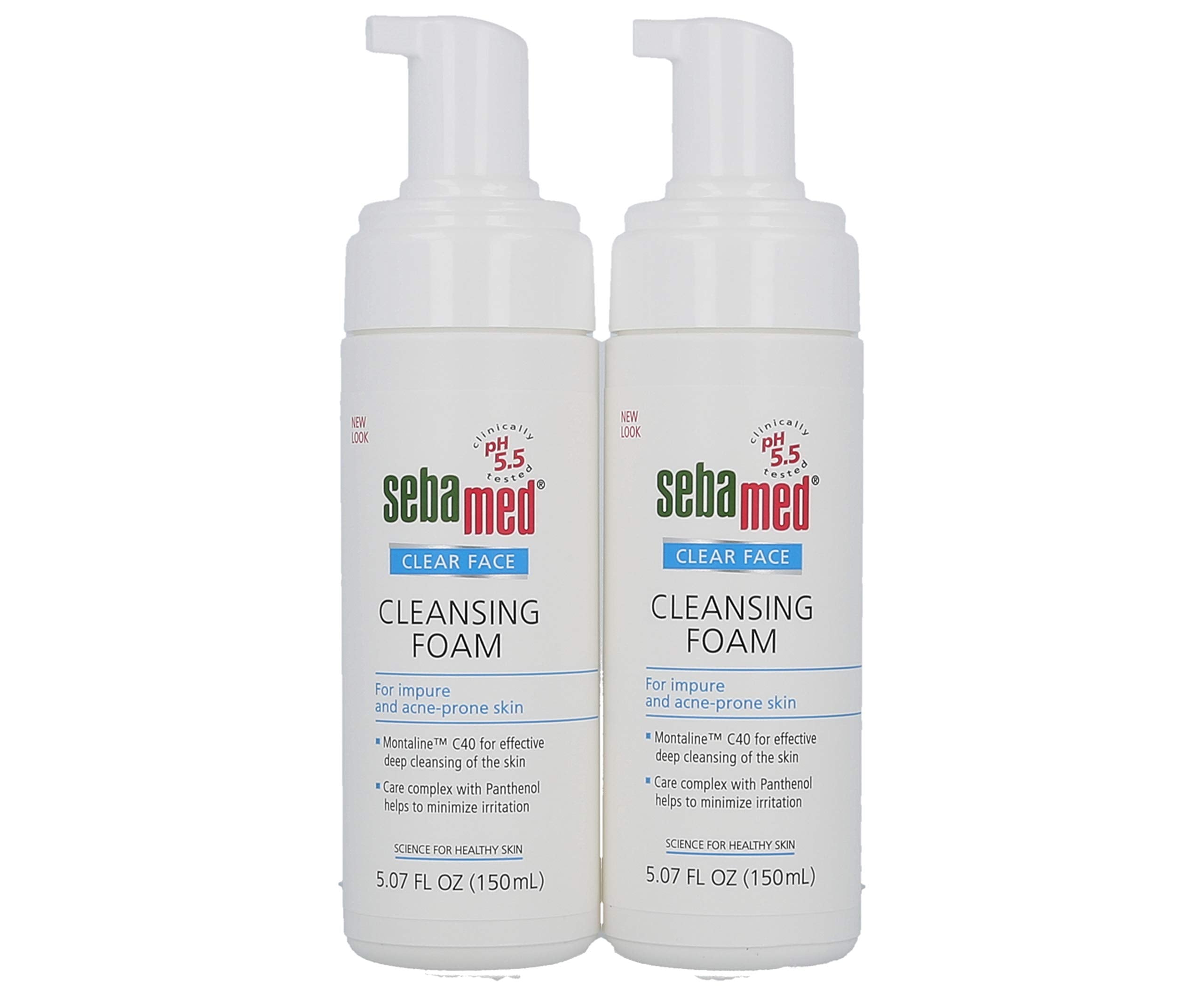 Sebamed Clear Face Cleansing Foam bottle for daily oily skin balance.