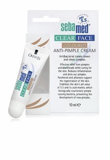Sebamed Clear Face Coloured Anti-pimple Cream tube for blemish coverage and gentle balance.
