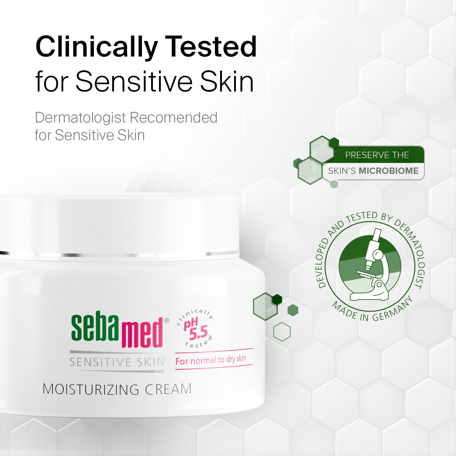 SEBAMED Moisturizing Face Cream daily-use for gentle hydration and skin comfort.