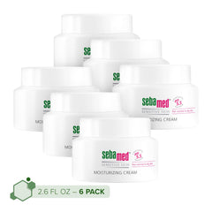 SEBAMED Moisturizing Face Cream bottle for sensitive skin delivering lasting hydration.