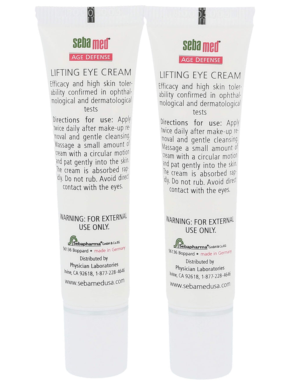 SEBAMED Q10 lifting eye cream close-up emphasizes moisture delivery
