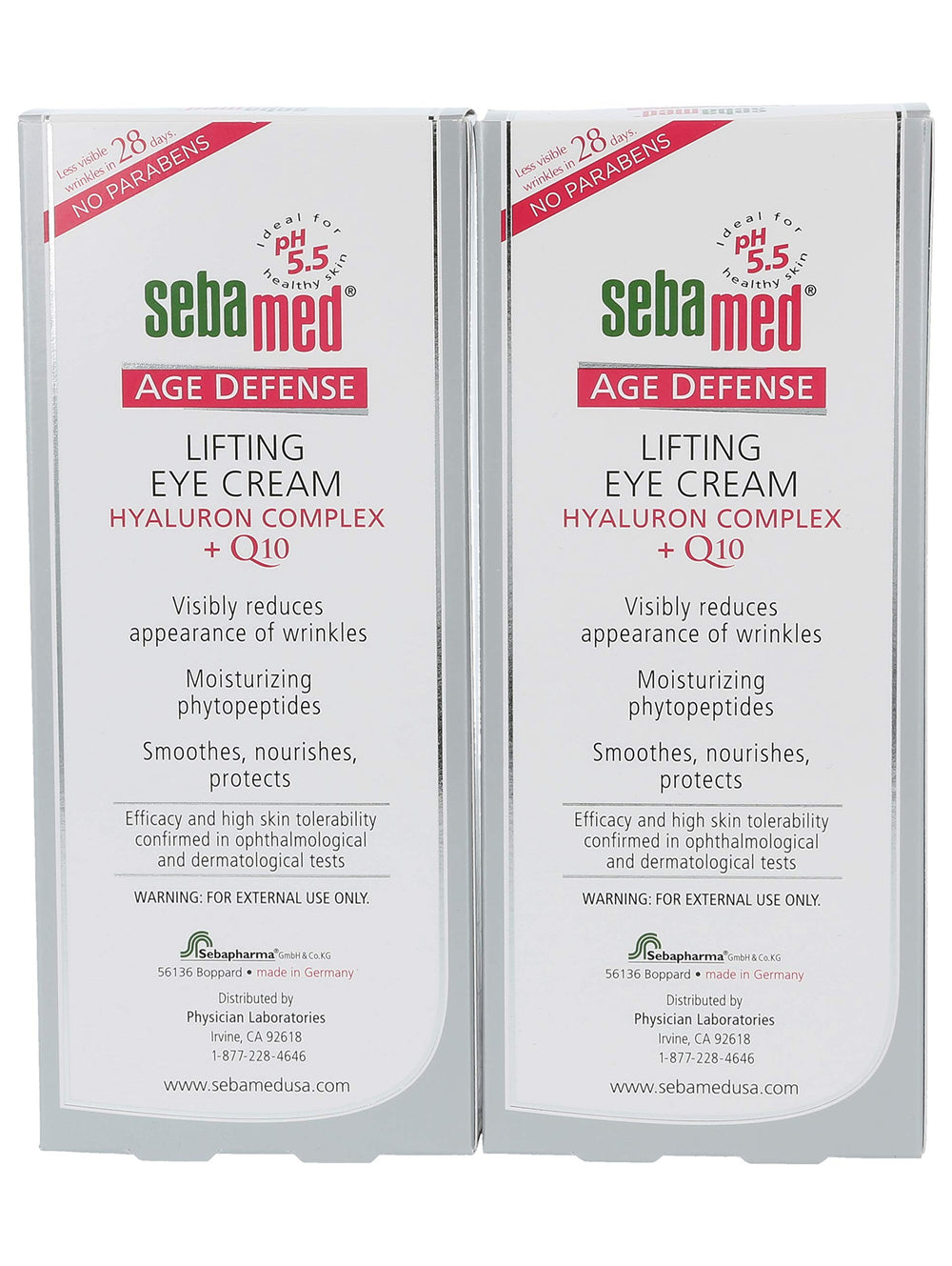 SEBAMED Shea butter, avocado and almond oils smooth skin around the eyes