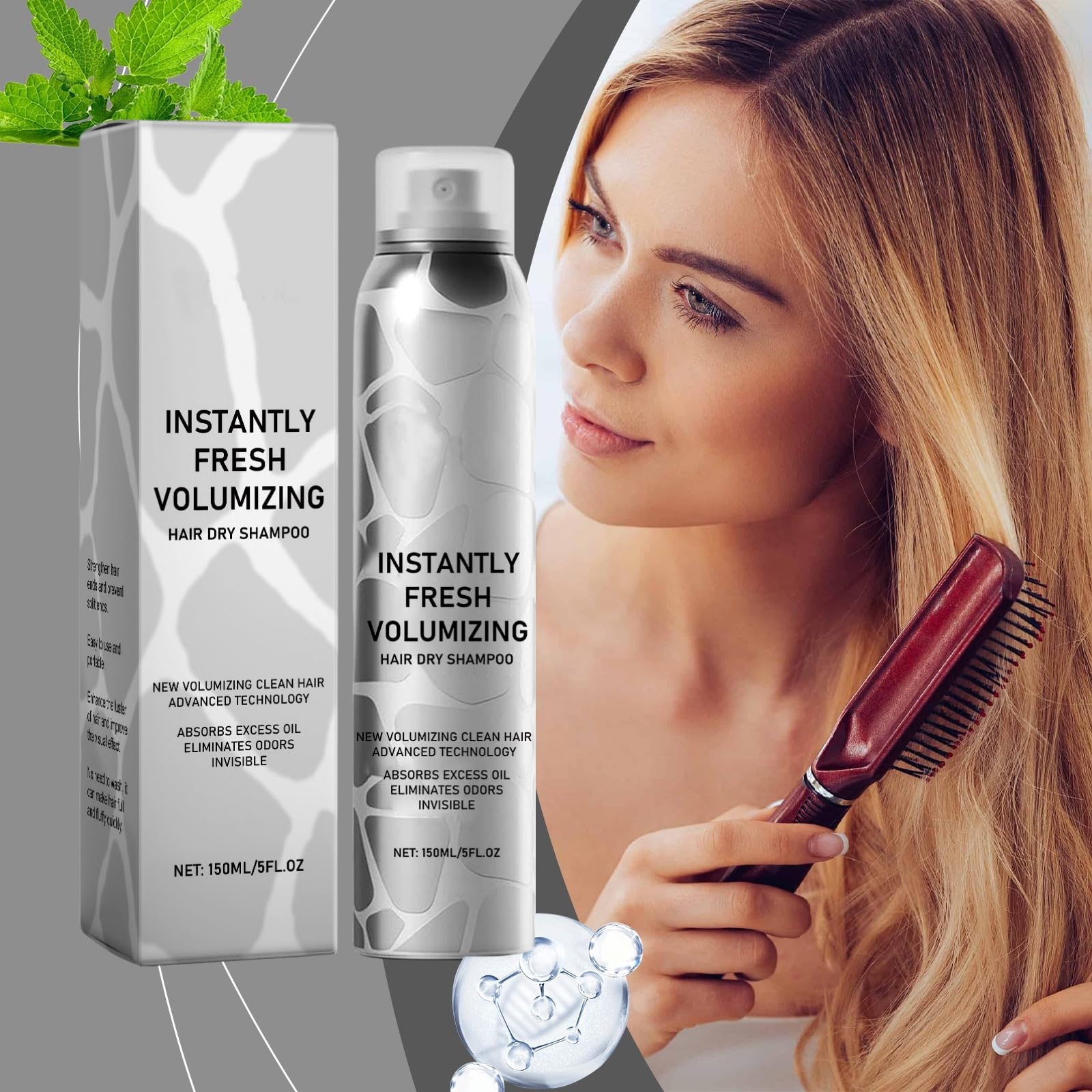 SECONDDAY travel-size pack keeps hair fresh on the go.