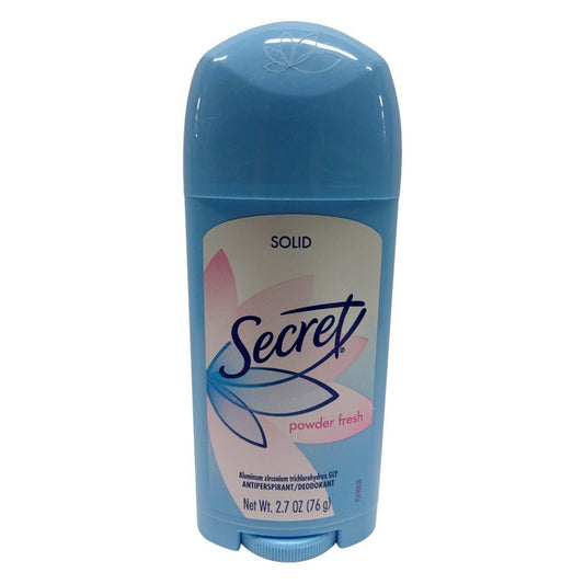 Secret Powder Fresh Solid Anti-Perspirant delivers all-day dryness and odor protection.