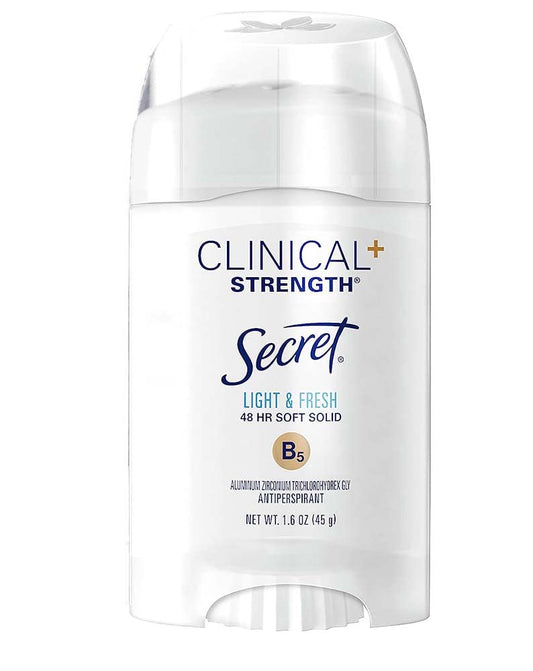Secret Clinical Strength Soft Solid pack of 3 highlighting value and long-lasting protection.