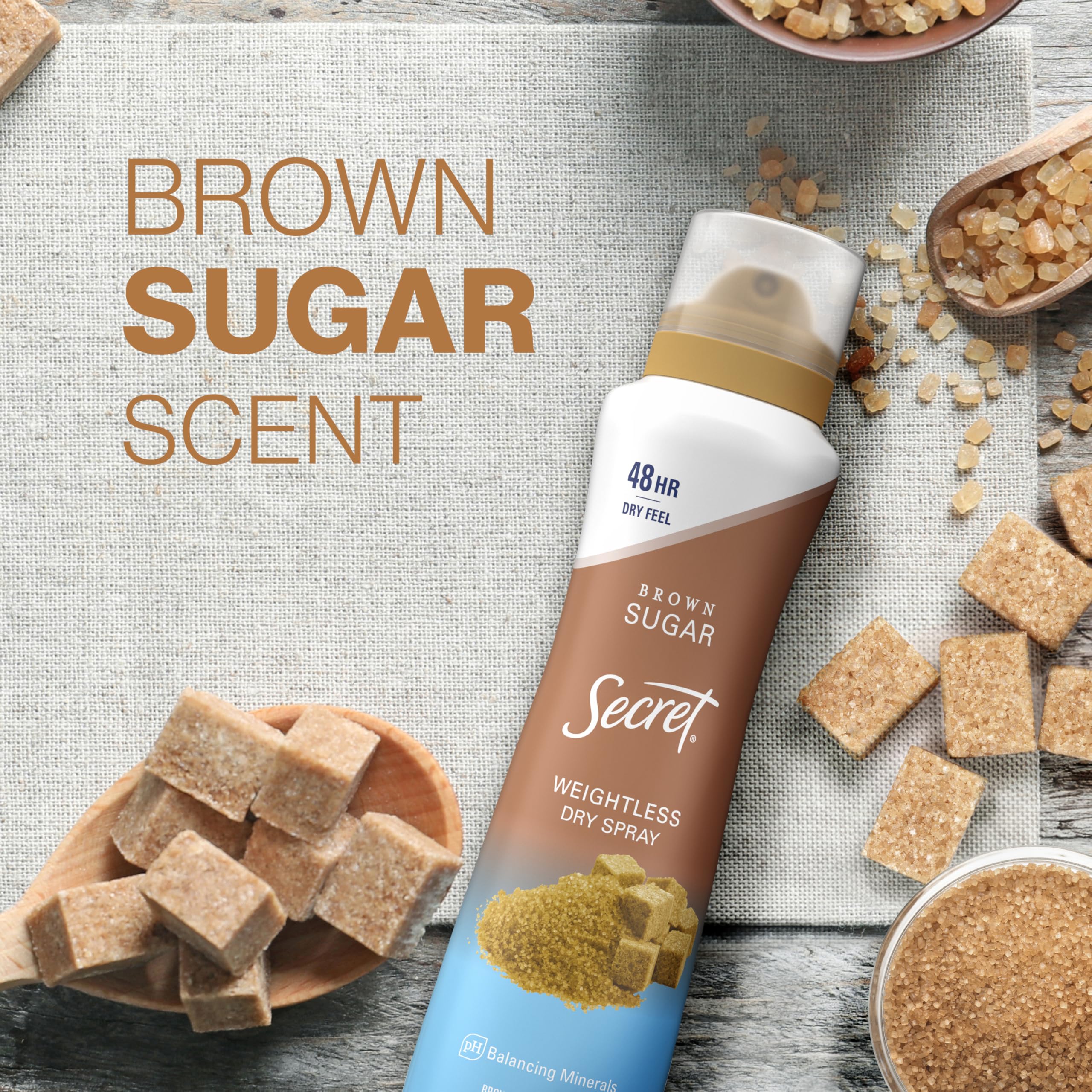 Secret Dry Spray in a gym bag setup, ready for on-the-go refreshment.