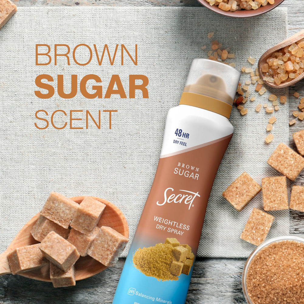 Secret Dry Spray in a gym bag setup, ready for on-the-go refreshment.