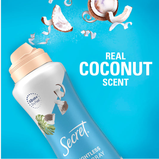 Secret Dry Spray pack of 3 highlighting value and protection