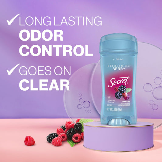 Secret Fresh 72hr odor protection graphic indicating long-lasting freshness.