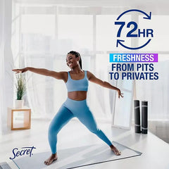Secret full-body coverage for underarms to intimate areas.
