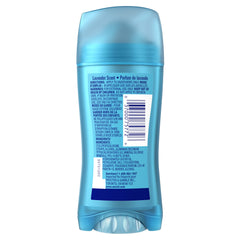 Secret Lavender anti-perspirant stick in use during morning routine.