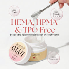 Secret Nails GLUI professional-use friendly design appeals to nail artists.