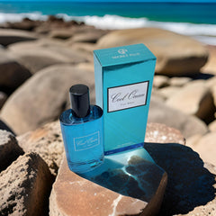 Base notes musk, oakmoss, cedar, tobacco, ambergris create lasting allure.
