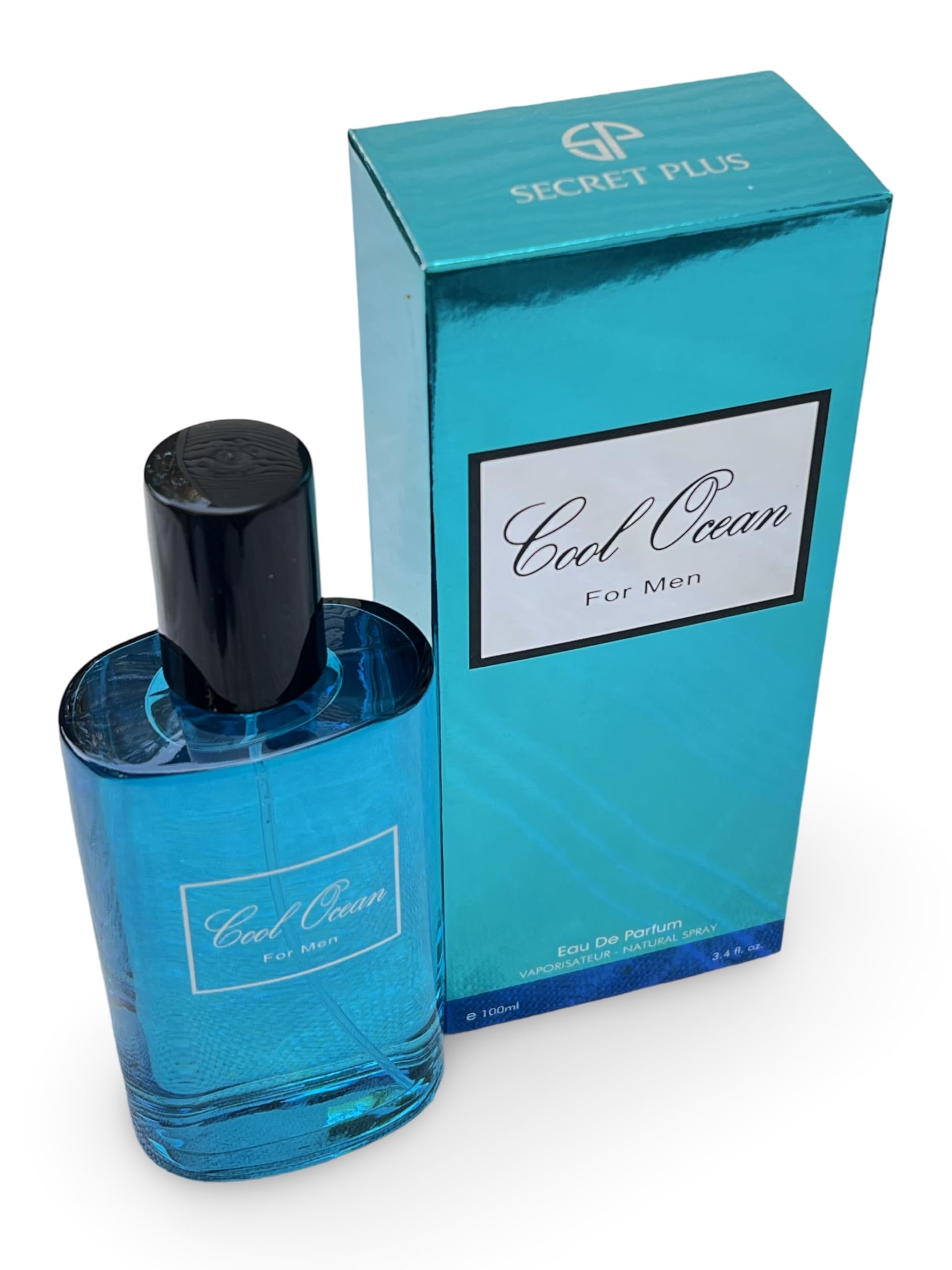 Secret Plus Cool Ocean bottle shown for daily wear
