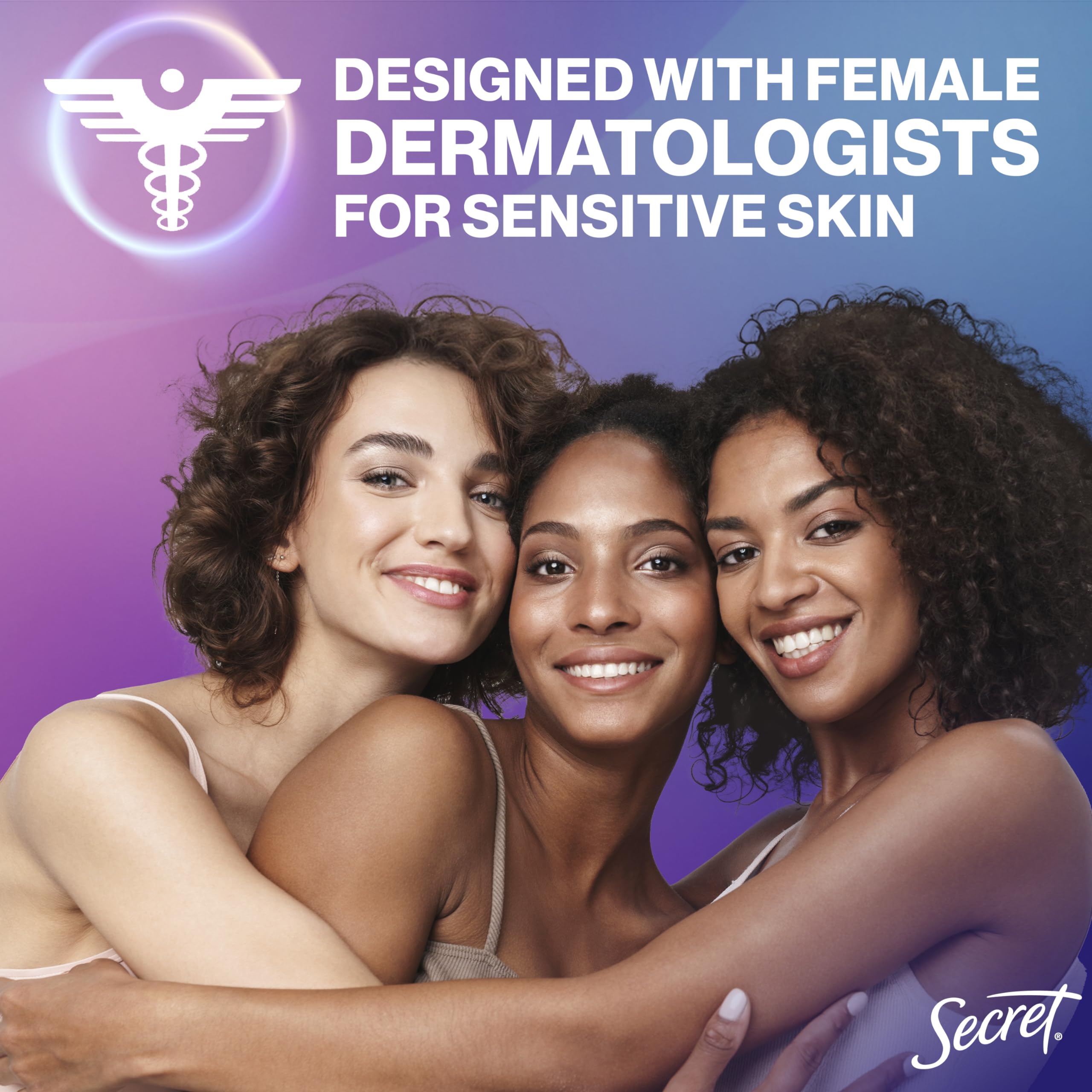 Naturally derived ingredients highlighted on Secret Whole Body label
