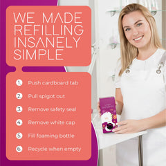 Fragrance-free, eye-safe formula by SecretsID.
