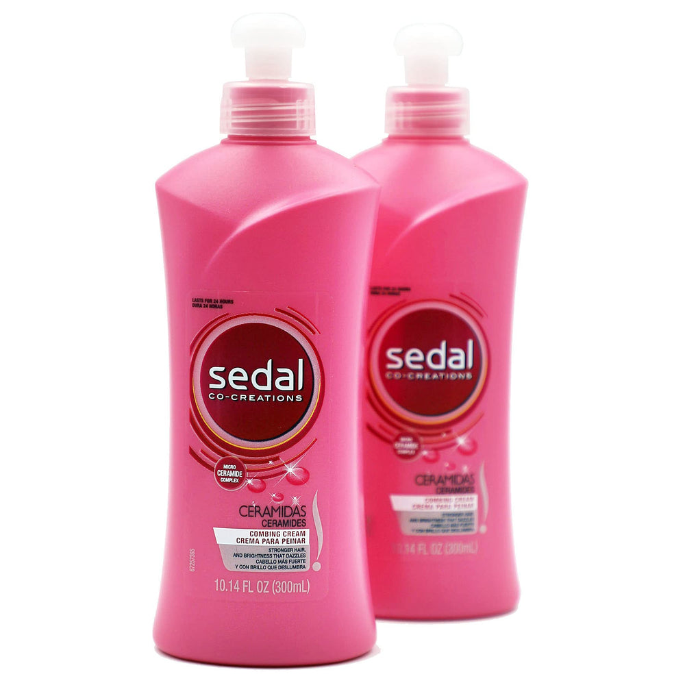 Sedal Co-Creations Ceramides Leave-In bottle with sleek packaging and shine