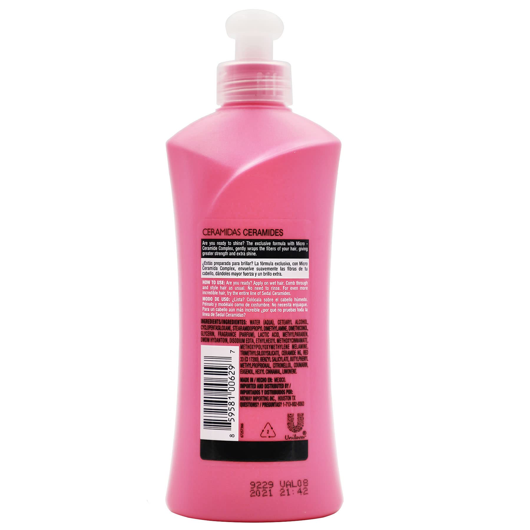 Sedal Co-Creations Ceramides Leave-In bottle ready for daily styling