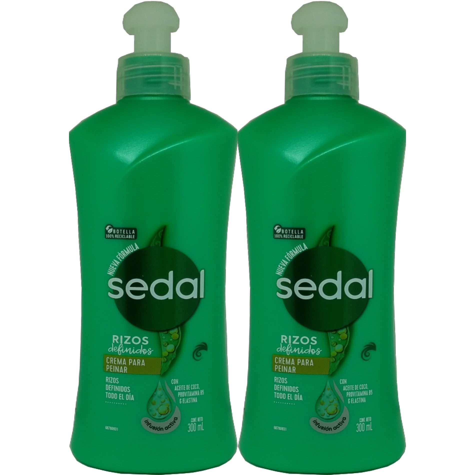 Sedal Curls Defined Cream bottle close-up showing curl definition for styling.