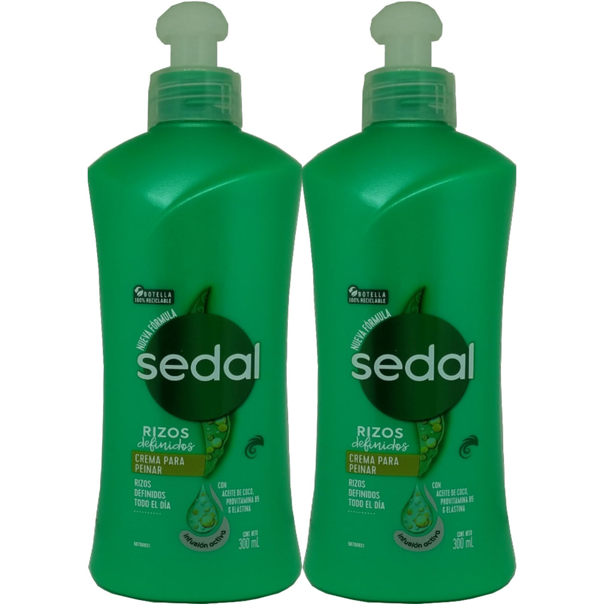 Sedal Curls Defined Cream bottle close-up showing curl definition for styling.