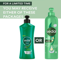Sedal Pro-Vitamin B5 Elastin benefits graphic highlighting moisture and elasticity.