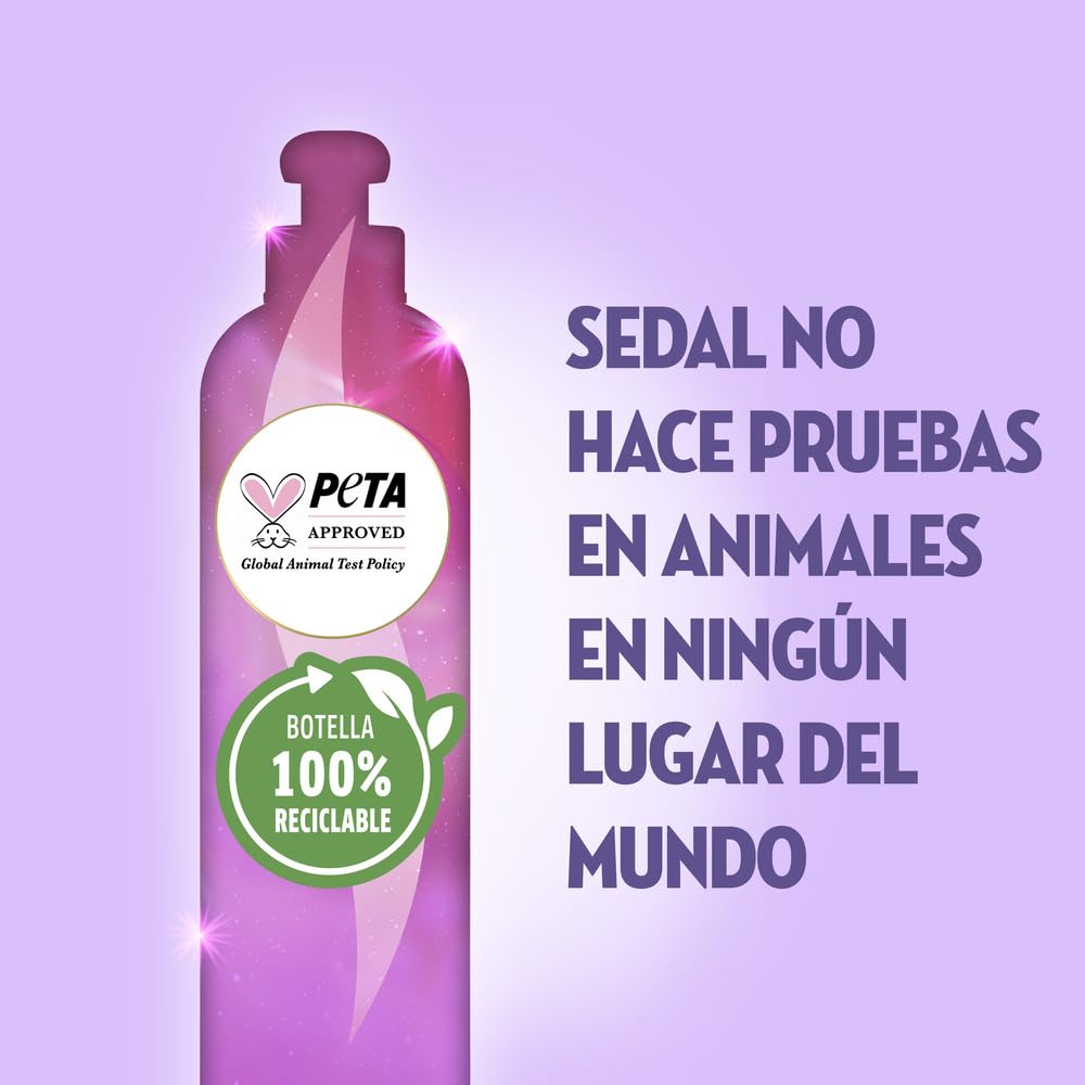 Sedal recyclable bottle packaging emphasizes eco friendly daily use.