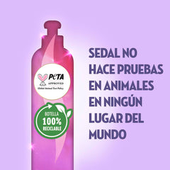 Sedal recyclable bottle packaging emphasizes eco friendly daily use.