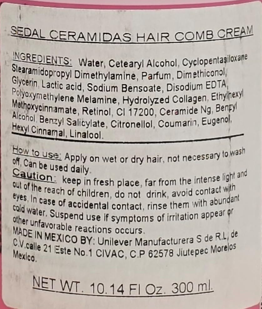 Sedal S.O.S Ceramides two-pack for convenient, at-home styling.