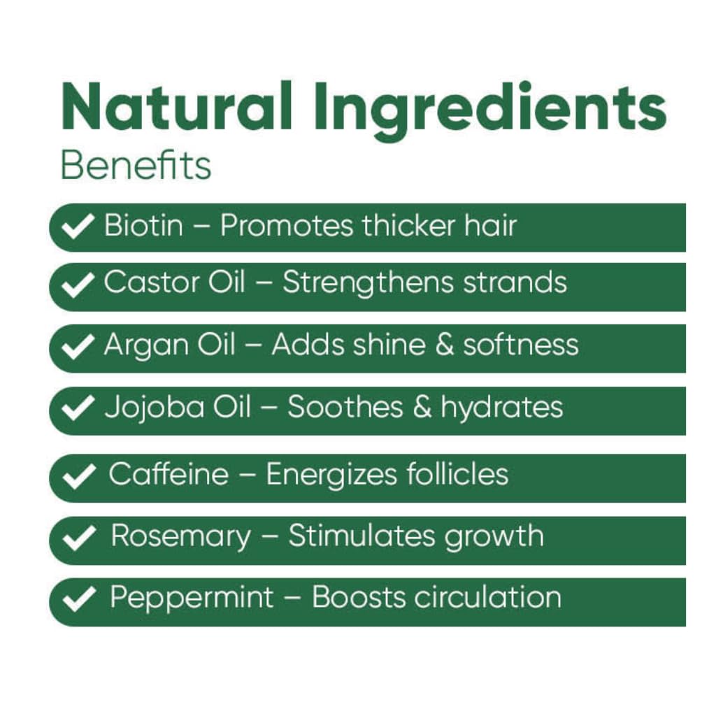 Seddy Hair Growth Oil packaging showing natural formula