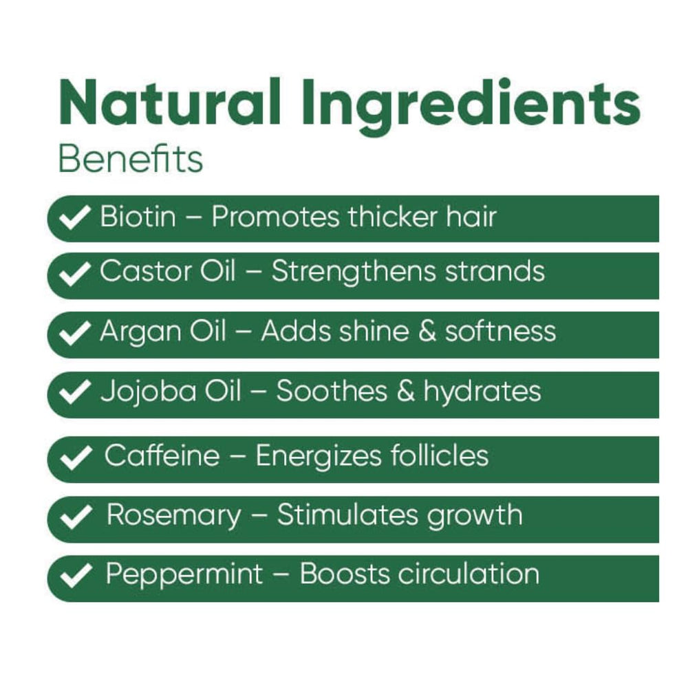 Seddy Hair Growth Oil packaging showing natural formula