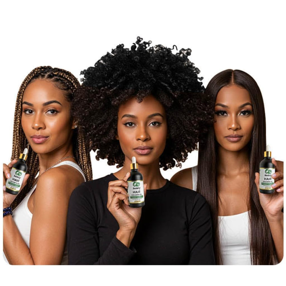 Seddy Hair Growth Oil texture demonstrates lightweight, fast-absorbing feel