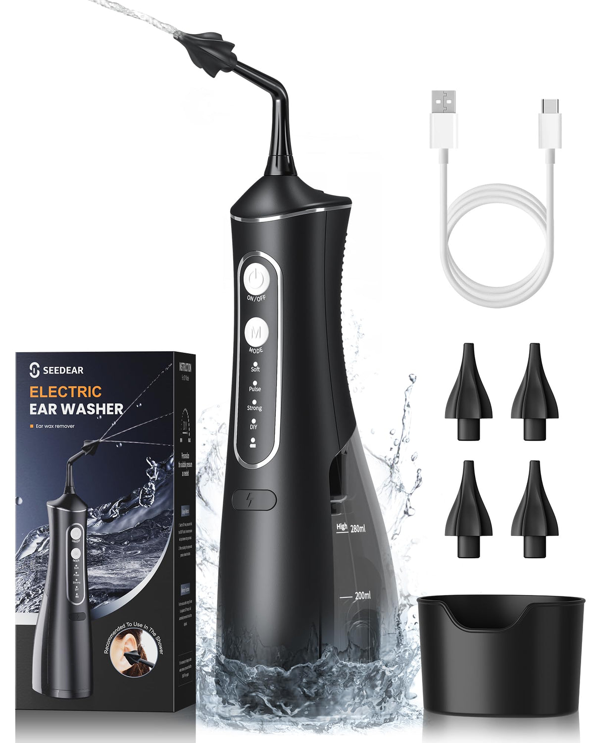 SEEDEAR electric ear wax removal tool enabling safe, thorough at-home cleaning