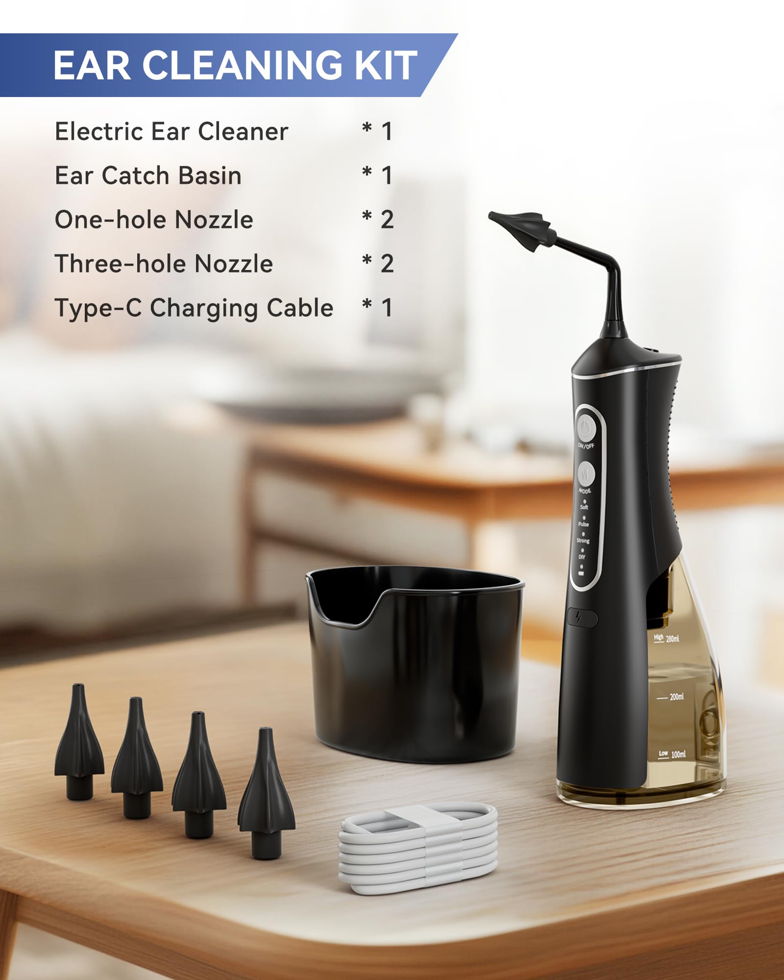 SEEDEAR included nozzles and ear catch basin enable precise water flow