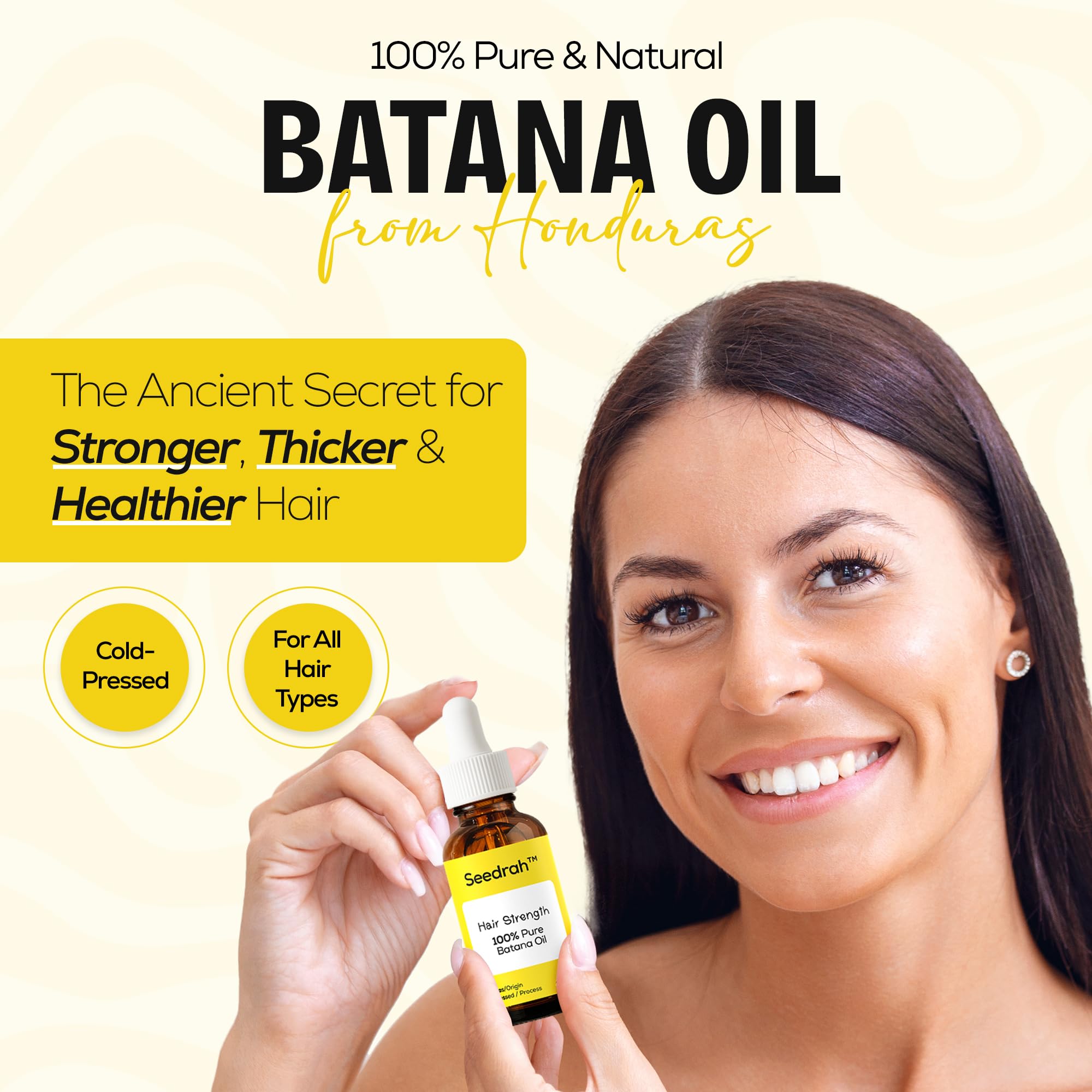 SEEDRAH Batana Oil scalp massage for stronger follicles