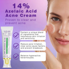 Sefralls azelaic acid cream application routine demonstrates gentle daily use
