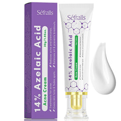 Sefralls azelaic acid cream bottle with 14% booster for clearer skin