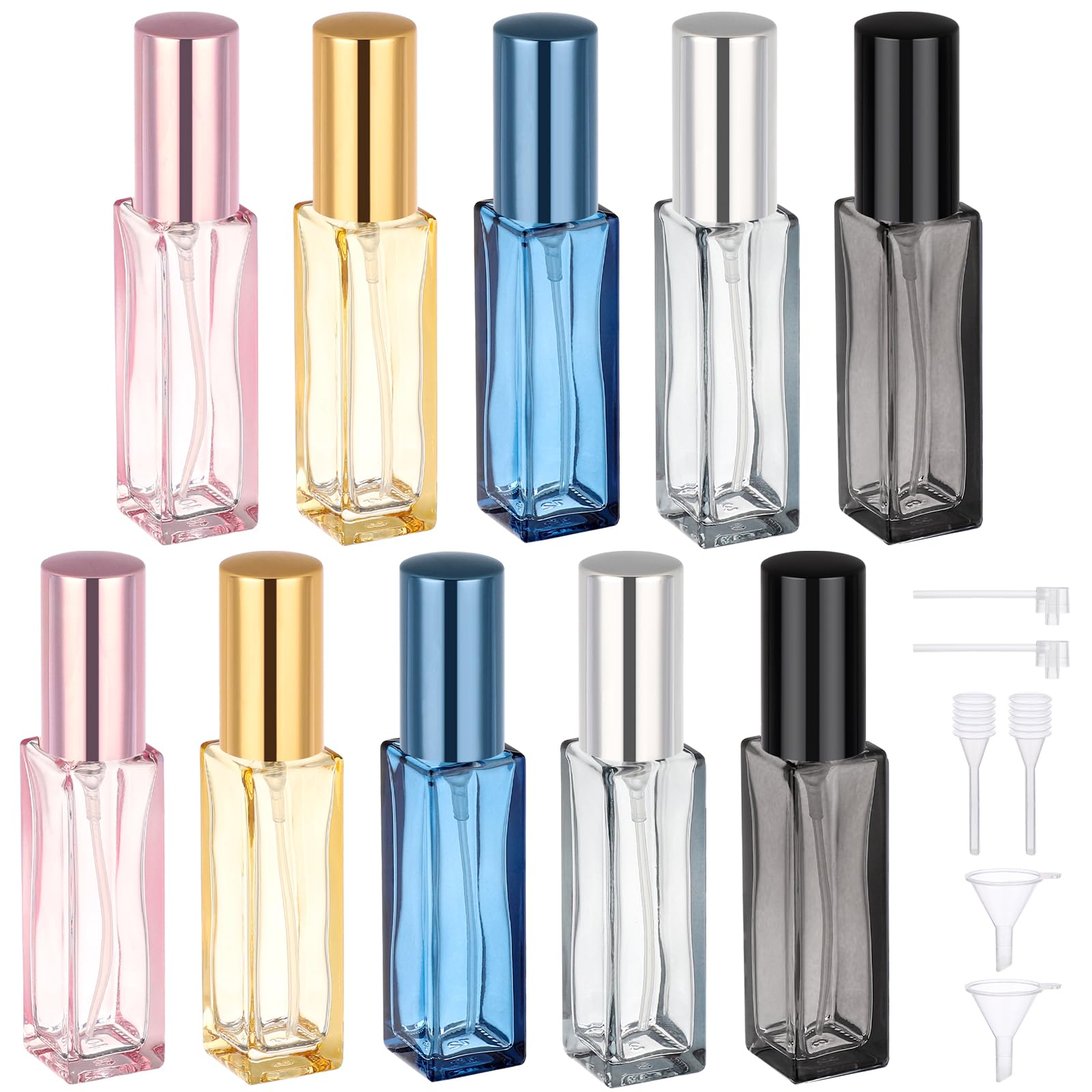 Segbeauty empty travel perfume bottle with 10ml capacity for easy on-the-go fragrance customization.