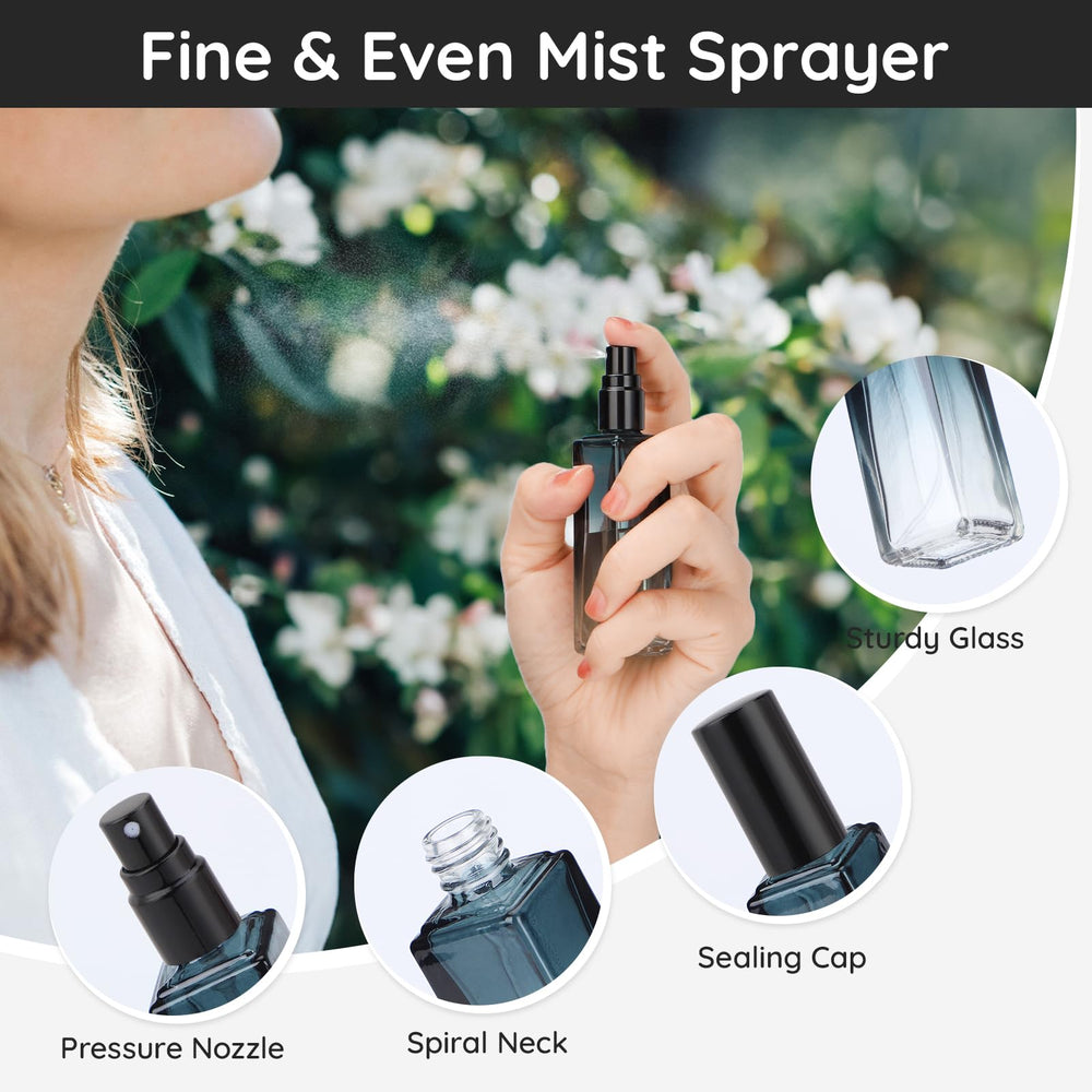 Segbeauty atomizer close-up showing leak-proof nozzle and even mist