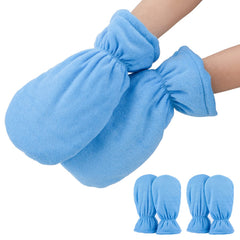 Segbeauty paraffin wax gloves blue front view for comfortable at-home spa use