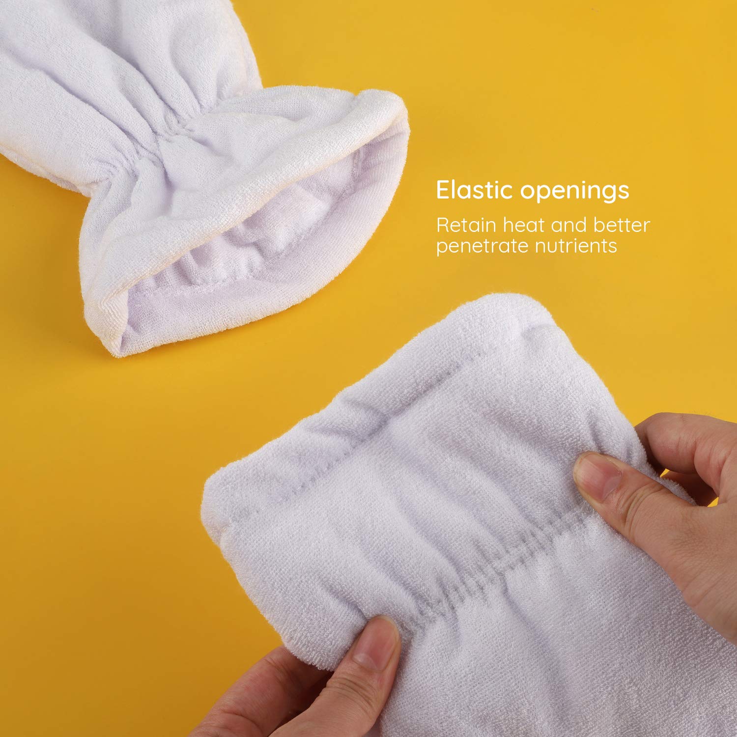 Segbeauty paraffin wax mitts washable material for easy cleanup after use