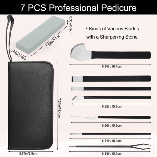 Segbeauty storage bag for pedicure tools keeps blades secure during travel