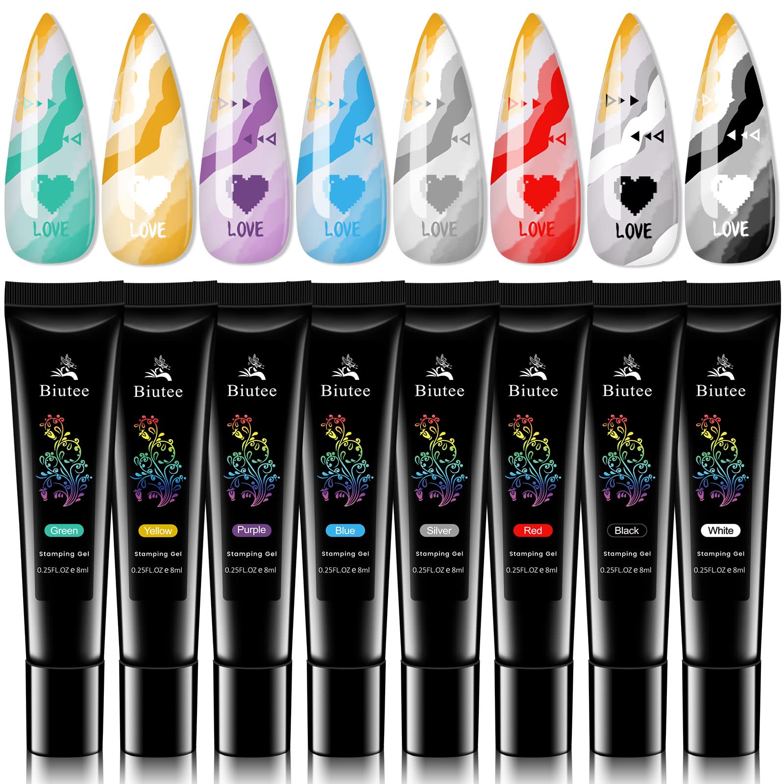 SEISSO black stamping gel for sharp, long-lasting nail art.