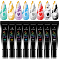 SEISSO black stamping gel for sharp, long-lasting nail art.